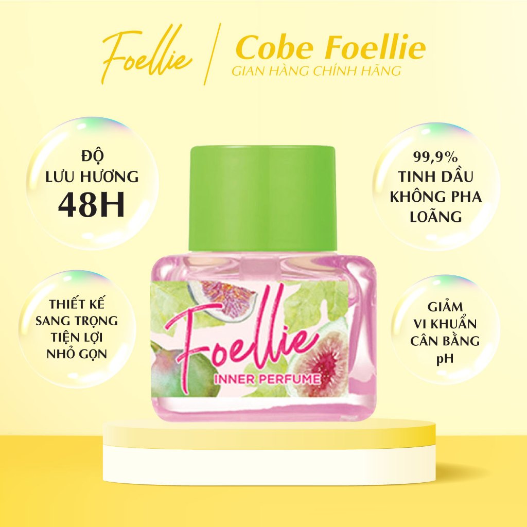 ( LEMITED ) Nước Hoa Vùng Kín FOELLIE Hàn Quốc Cao Cấp, Hương Thơm Dịu Mát, Ngăn Ngừa Viêm Nhiễm Hiệu Quả 5ML