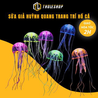 Sứa Giả Mô Hình 3D Phát Sáng Huỳnh Quang Trang Trí Bể Cá Tholeshop 4942