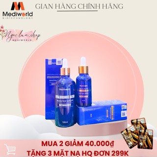 Serum ha cấp ẩm căng bóng da hyaluronic acid booster 100ml / mediworld