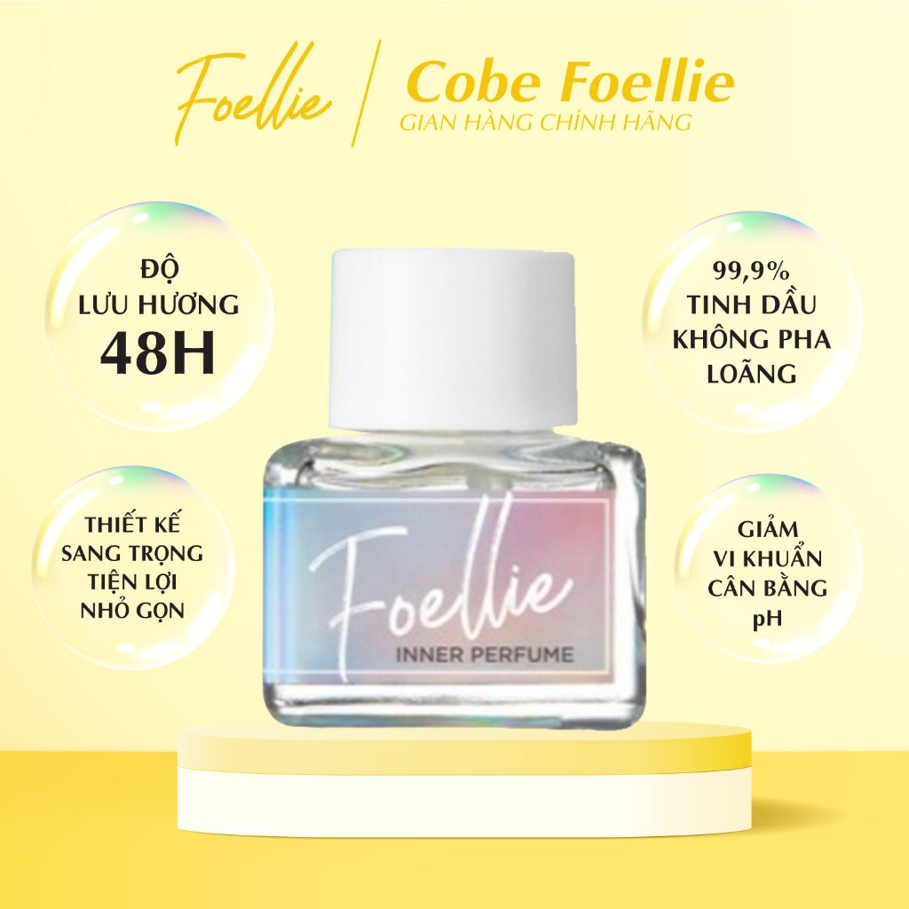 Nước Hoa Vùng Kín FOELLIE Hàn Quốc Cung Cấp Độ Ẩm, Ngăn Ngừa Lão Hoá, Hương Thơm Nồng Nàng 5ML