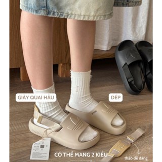 Dép quai ngang Adidas Adilette Adifom có quai hậu tháo rời, mang 2 kiểu, hot trend hiện nay