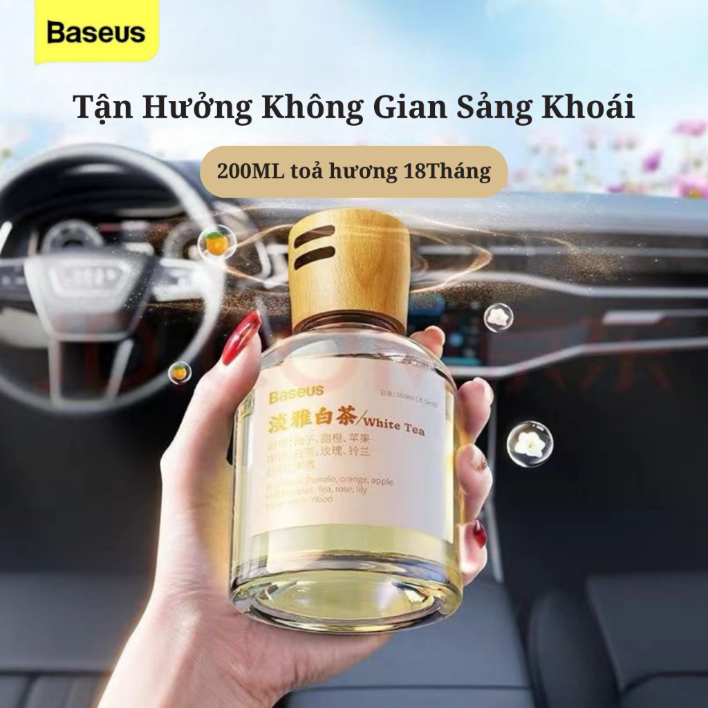 Nước Hoa Trên Xe Ô Tô Baseus Cao Cấp 200ml FragrantRide Car Air Freshener
