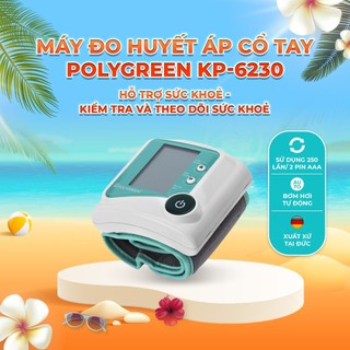 Máy đo huyết áp cổ tay PolyGreen KP-6230 - Kiểm tra và theo dõi sức khoẻ
