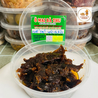 Ô mai KHẾ DẺO XÀO GỪNG, 100% chính hiệu Bà Thu, thơm ngon, đặc sản gia truyền Hà Nội, ngậm,...