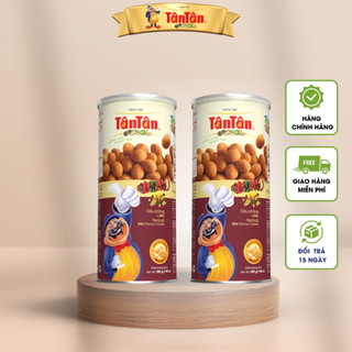  Combo 2 Lon đậu phộng vị BBQ Tân Tân - Lon 200g 