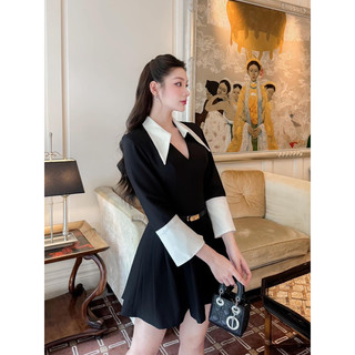 👗ĐẦM XOÈ PHỐI SƠMI KÈM BELT <ảnh thật ở cuối>