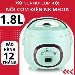 Nồi cơm điện Nk Media chính hãng, nồi nấu cơm nhanh lòng nồi chống dính 3 lớp giữ nhiệt cực lâu