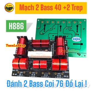 Mạch loa kéo 2 bass 40, bass 30 - mạch phân tần h886 –hàng nhập – giá 2 mạch h886 full đôi bas 30