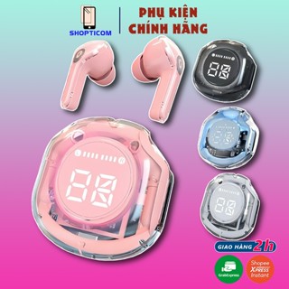 Tai nghe bluetooth không dây KY9 Pro S P kèm vỏ bảo vệ+dây đeo cảm ứng có mic chống ồn nhét tai