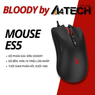 Chuột có dây gaming bloody by a4tech es5 - hàng chính hãng