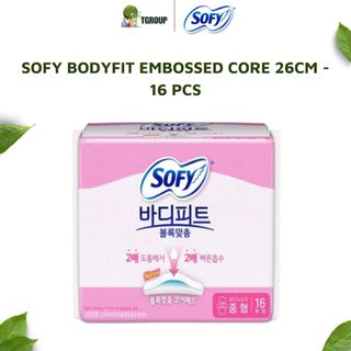 Băng vệ sinh hàn quốc sofy embossed core ban ngày 26cm x 16 miếng