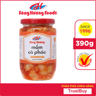 Mắm Cà Pháo Sông Hương Foods Hũ 390g - Ăn kèm cơm , bún , phở , mì tôm , ăn vặt , thịt nướng