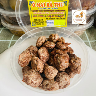Ô mai MƠ CHUA MẶN NGỌT, 100% chính hiệu Bà Thu, đặc sản gia truyền Hà Nội, hộp 170 gam, ngậm, pha đồ chế đồ uống,...