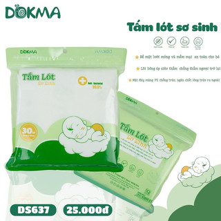 Túi lót khăn su cho bé nhà Dokma, túi 30 tờ