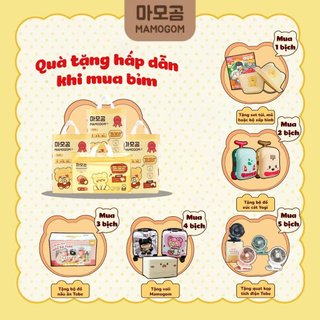 Bỉm hữu cơ MAMOGOM Premium Care combo bỉm dán/quần mềm mại thấm hút