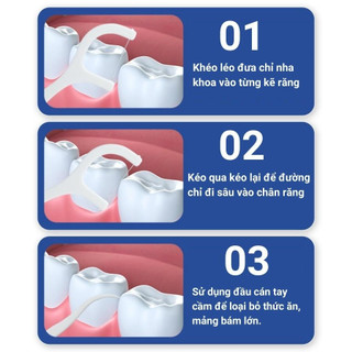 ✅ Tăm chỉ nha khoa (hộp 50 cái)