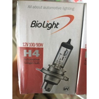 12v h4 bóng đèn xe hơi biolight 100/90w - 60/55w