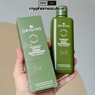 [NEW 2024] Lotion dưỡng nấm Origins Mega-Mushroom Skin Relief Soothing Treatment Lotion Minisize 30ml - 50ml