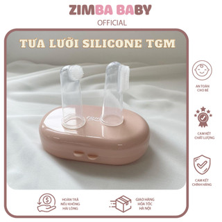 Tưa Rơ Gạc Lưỡi Silicone TGM Bàn Chải Đánh Răng Chăm Sóc Răng Miệng Cho Bé Zimbababy