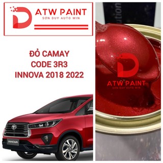 Sơn đỏ 3R3 toyota innova 2016 2022 - Sơn ô tô 1k lon 1kg