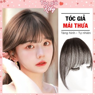  Tóc Giả Mái Thưa Siêu Thật Dệt Tay - Tóc Giả Che Hói Tự Nhiên Xinh Chuẩn Hàn 