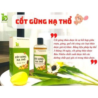 Cốt Gừng Hạ Thổ Bảo Nhiên