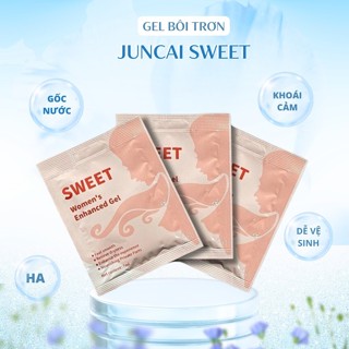 [Che tên] 1 gói gel bôi trơn quan hệ JUNCAI gốc nước dạng gói, an toàn, tiện lợi