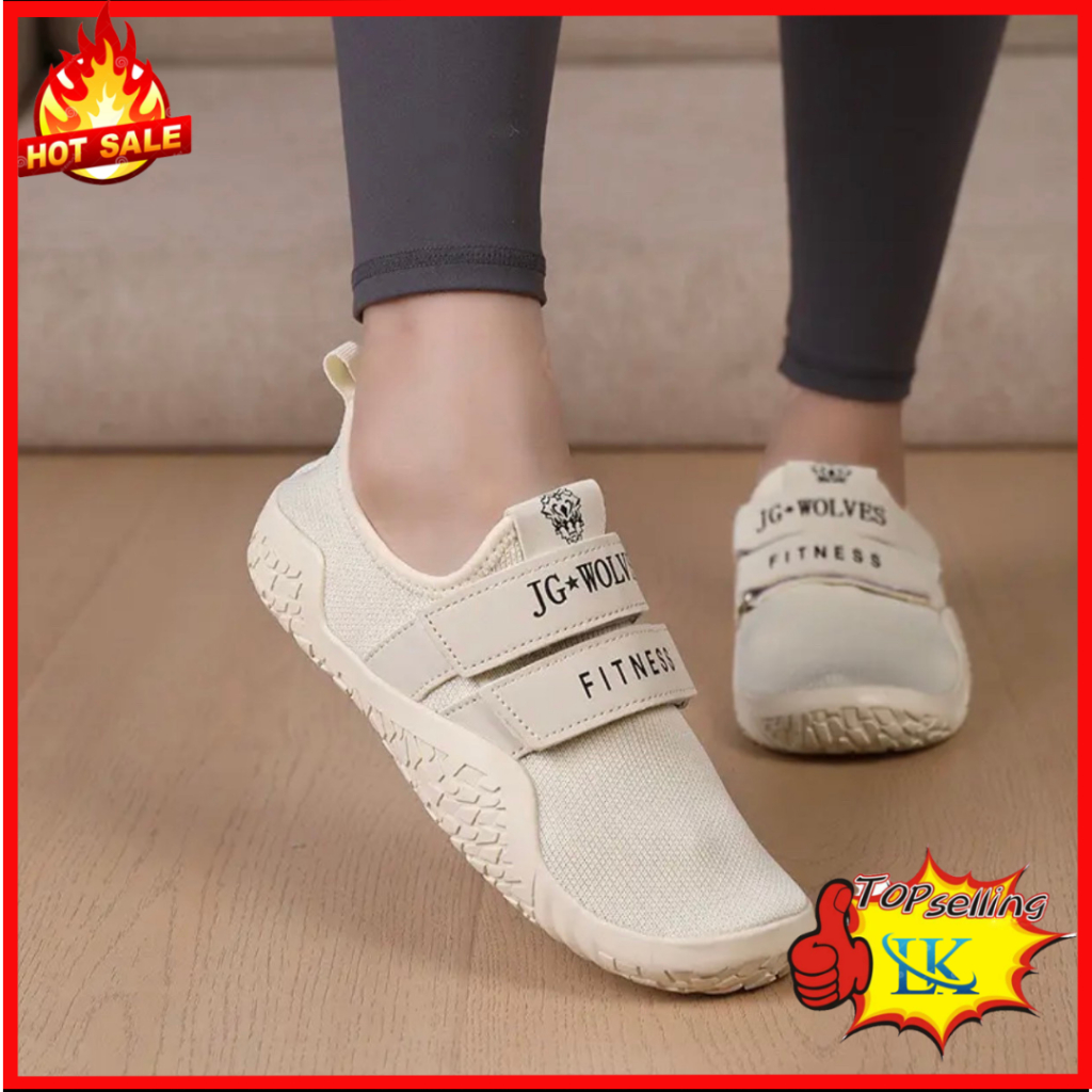  Giày Deadlift Squat giày tập gym nữ chạy bộ đế cao su vân sóng bám sàn thoáng chân 