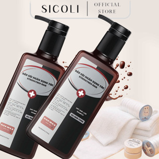 SICOLI Dầu gội dành cho tóc rụng,chiết xuất thảo dược và caffeine,giảm gãy rụng,cải thiện lượng tóc