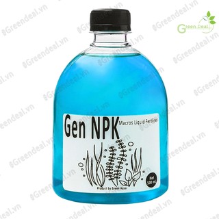 GREEN AQUA - Gen NPK | Phân nước đa lượng bổ sung Nitrogen, Phosphor, Potassium cho cây thủy sinh