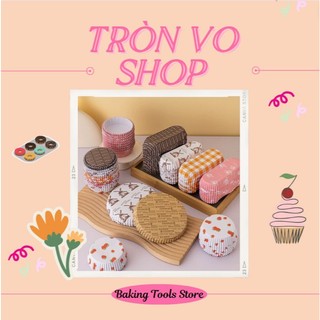 Cup giấy dúm - Tròn [298-300c/lốc] ( giao ngẫu nhiên )