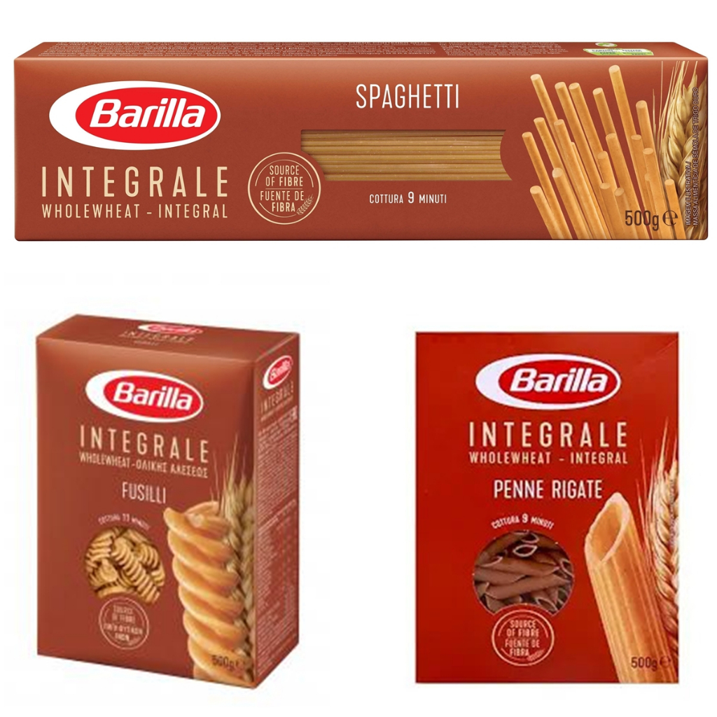 🇮🇹🍝 Mì Ý Nguyên Cám Barilla Integrale Fusilli, Spaghetti, Penne Rigate 500g