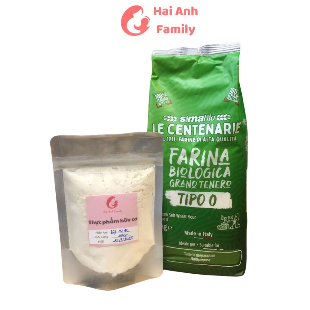 Bột mì đa dụng hữu cơ Le Centenarie, Probios gói 100g