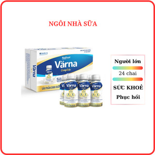 Sữa Varna Nutifood 237ml, Sữa Varna Complete 24 chai cho người lớn phục hồi nhanh.