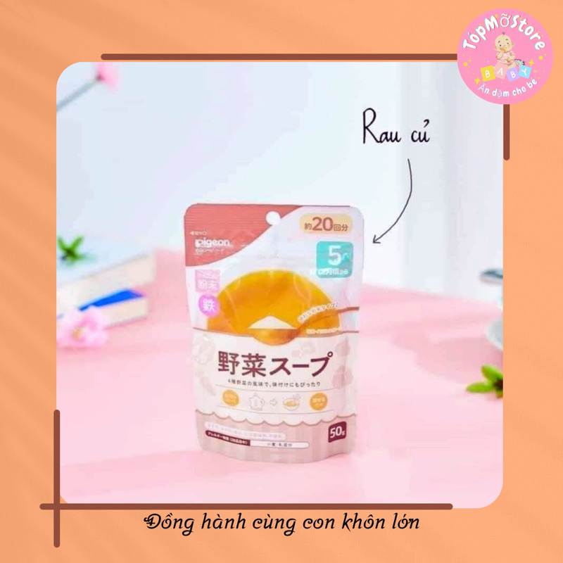 Bột Dashi Pigeon Nhật Bản Cho Bé Ăn Dặm
