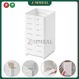 Hộp đựng đũa, ống cắm đũa dụng cụ làm bếp ikea avsteg bằng thép cao 18cm