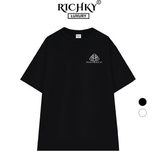 Áo Thun Richky Premium Tee Logo Left Mercedes Maybach Luxury Car