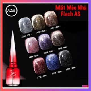 Sơn gel mắt mèo nhũ flash as mã azm 15ml