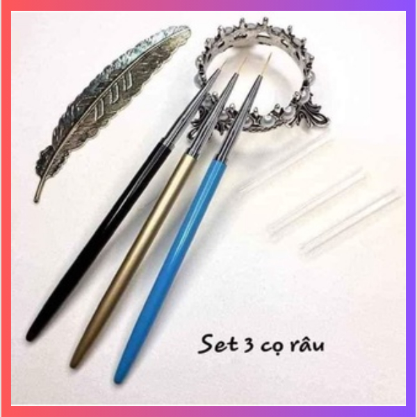 SET 3 CỌ RÂU ĐỦ SIZE