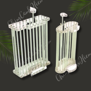 Rọ cào cào, rọ dế nhựa chất liệu cáp đựng cào cào, dế cho chim khuyên, chào mào