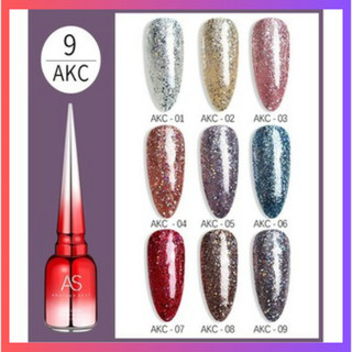 Sơn gel as mã akc 15ml - chai đỏ siêu sang