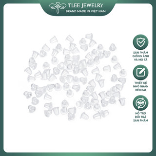 Chốt khuyên tai silicon TLEE B0147 (10 đôi)