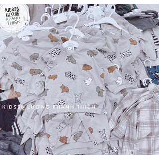 Set bộ thu đông bé trai nỉ H&M Auth