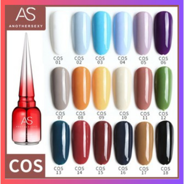 Sơn gel As mã COS 15ML - chai đỏ