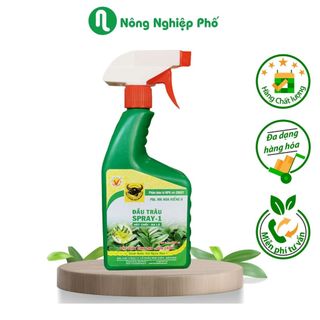 Phân bón lá Đầu Trâu SPRAY 1 kích ra lá và chồi - Chai 500ml
