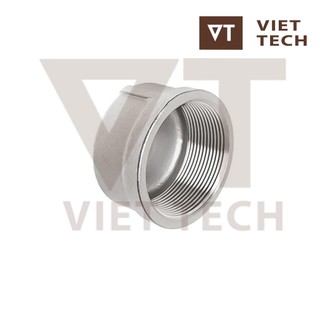 Nút bịt ren trong dạng tròn inox 304 phi 21, 27, 34, 42, 48, 60 - nắp bịt ren trong inox