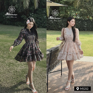 Váy hoa phối ren (1212) Size : S | M | L 590k