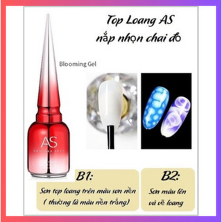 Top loang as chai đỏ 15ml chính hãng - dùng để vẽ loang