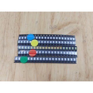 Led dán smd 0402 /0603 /0805 /1206 màu trắng, đỏ, vàng, xanh lam, xanh lục