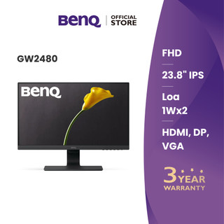Màn hình máy tính BenQ GW2480 23.8 inch IPS 1080p Bảo vệ mắt, phù hợp làm việc văn phòng và giải trí cá nhân